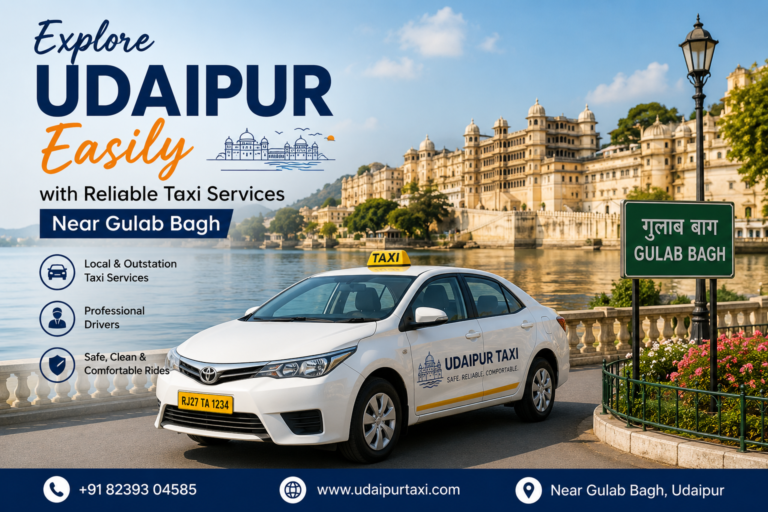 Taxi Service Near Gulab Bagh Udaipur